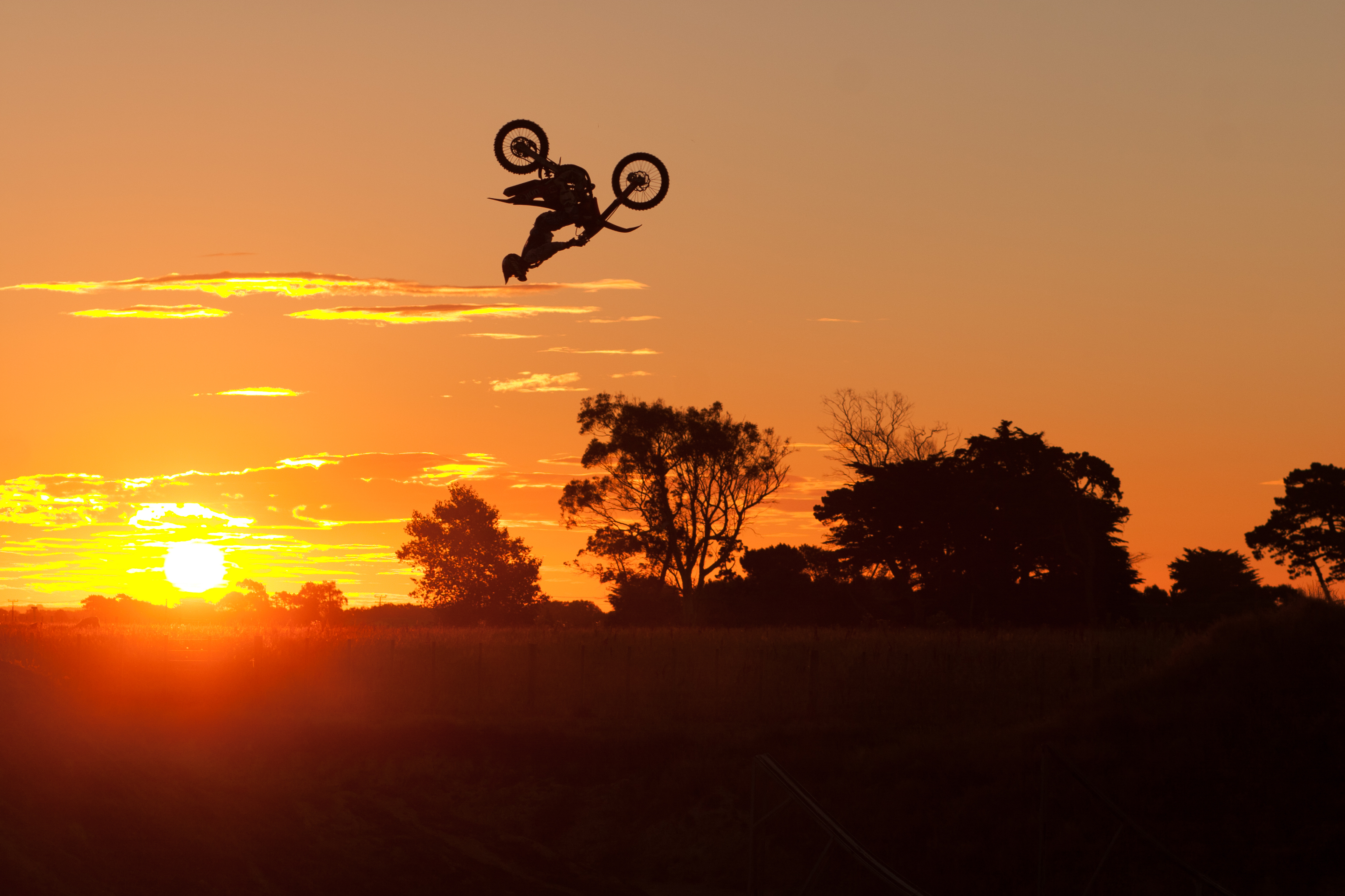 Double Backflip Motocross